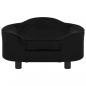 Preview: Hundesofa Schwarz 67x47x36 cm Plüsch