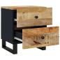 Preview: Nachttisch 40x33x46 cm Massivholz Mango