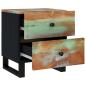 Preview: Nachttische 2 Stk. 40x33x46 cm Altholz Massiv