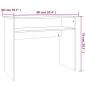 Preview: Schreibtisch Grau Sonoma 90x50x74 cm Holzwerkstoff	