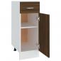 Preview: Unterschrank mit Schublade Braun Eichen-Optik 30x46x81,5 cm