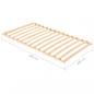 Preview: Lattenrost mit 13 Latten 100x200 cm