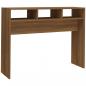 Preview: Konsolentisch Braun Eichen-Optik 105x30x80 cm Holzwerkstoff