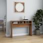 Preview: Konsolentisch Braun Eichen-Optik 105x30x80 cm Holzwerkstoff