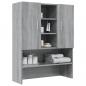 Preview: Waschmaschinenschrank Grau Sonoma 70,5x25,5x90 cm