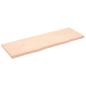 Preview: ARDEBO.de - Wandregal 180x60x(2-6) cm Massivholz Eiche Unbehandelt