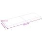 Preview: Wandregal Hellbraun 180x60x(2-6) cm Massivholz Eiche Behandelt