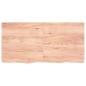 Preview: Wandregal Hellbraun 120x60x(2-4) cm Massivholz Eiche Behandelt