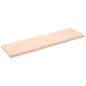 Preview: ARDEBO.de - Wandregal 180x50x(2-6) cm Massivholz Eiche Unbehandelt
