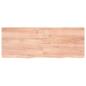 Preview: Wandregal Hellbraun 160x60x(2-4) cm Massivholz Eiche Behandelt