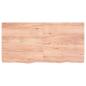 Preview: Wandregal Hellbraun 120x60x(2-6) cm Massivholz Eiche Behandelt