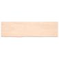 Preview: Wandregal 180x50x(2-4) cm Massivholz Eiche Unbehandelt