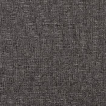 Relaxsessel mit Hocker Dunkelgrau Stoff
