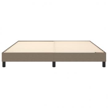 Bettgestell Taupe 180x200 cm Stoff