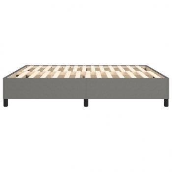 Bettgestell Dunkelgrau 160x200 cm Stoff