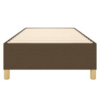 Bettgestell Dunkelbraun 90x190 cm Stoff