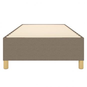 Bettgestell Taupe 90x190 cm Stoff