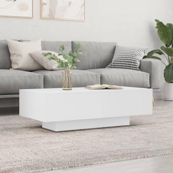 ARDEBO.de - Couchtisch Weiß 100x49,5x31 cm Holzwerkstoff