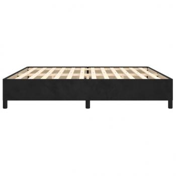 Bettgestell Schwarz 200x200 cm Samt