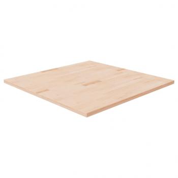 ARDEBO.de - Tischplatte Quadratisch 90x90x2,5 cm Eichenholz Unbehandelt