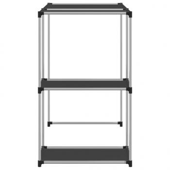 Waschmaschinenregal Schwarz 87x55x90,5 cm Eisen