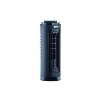 ARDEBO.de EWT Tischventilator Air Fan, 20W, Aroma-Diffusor, Oszillierend, Schwarz (904300)