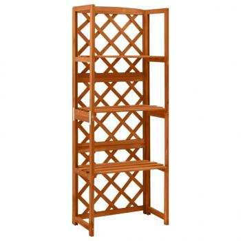 ARDEBO.de - Spalier mit Ablagen 55x30x140 cm Massivholz Tanne