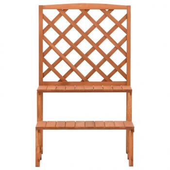 Blumentreppe mit Rankgitter 70x42x115 cm Massivholz Tanne  