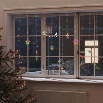 ARDEBO.de - Lichterketten Stern und Mond Fernbedienung 138 LED Bunt