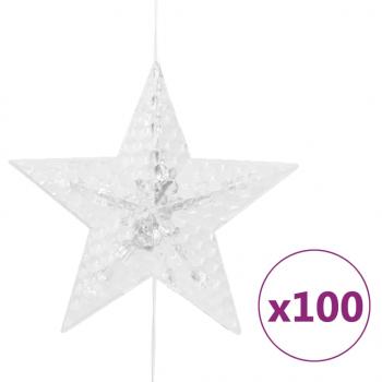 LED Sternenvorhang Lichterkette 500 LED Kaltweiß 8 Funktionen