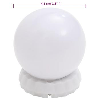 Wandspiegel mit LED-Beleuchtung Quadratisch Glas 
