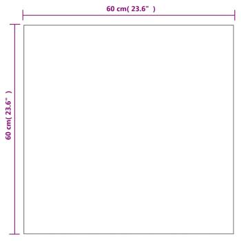 Wandspiegel mit LED-Beleuchtung Quadratisch Glas 