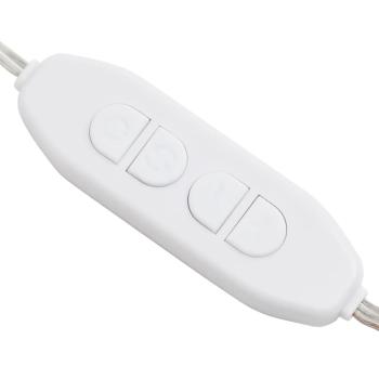 Wandspiegel ohne Rahmen mit LED-Beleuchtung Rechteckig Glas