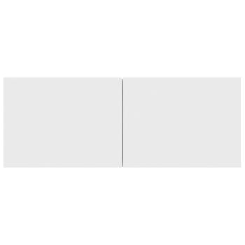 7-tlg. TV-Schrank-Set Weiß Holzwerkstoff