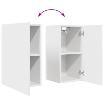 6-tlg. TV-Schrank-Set Weiß Holzwerkstoff