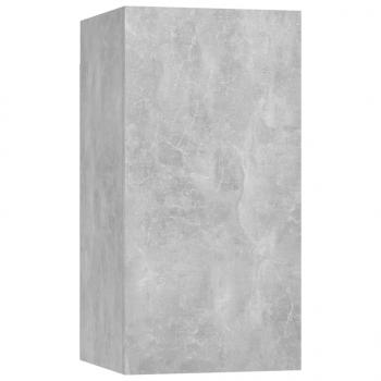 9-tlg. TV-Schrank-Set Betongrau Holzwerkstoff