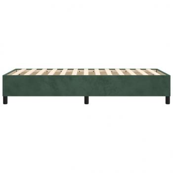 Bettgestell Dunkelgrün 90x190 cm Samt