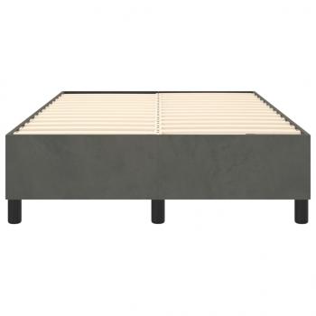 Bettgestell Dunkelgrau 120x200 cm Samt