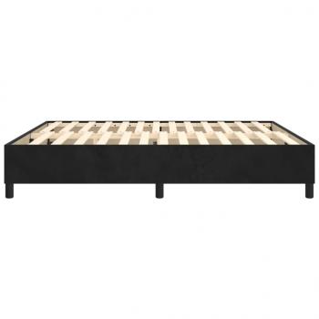 Bettgestell Schwarz 180×200 cm Samt