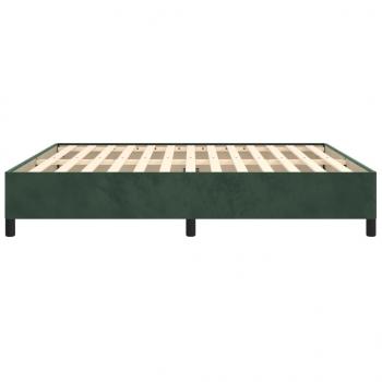 Bettgestell Dunkelgrün 180x200 cm Samt