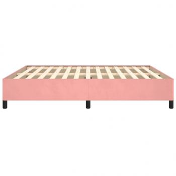 Bettgestell Rosa 180x200 cm Samt