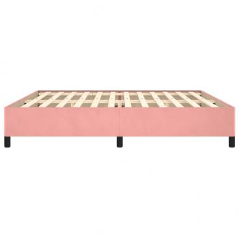 Bettgestell Rosa 200x200 cm Samt
