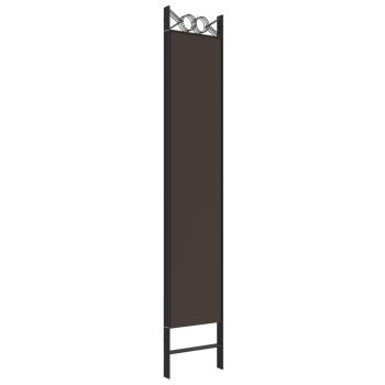 ARDEBO.de - 4-tlg. Paravent Braun 160x220 cm Stoff