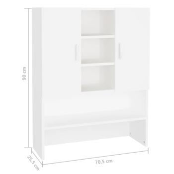 Waschmaschinenschrank Weiß