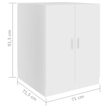 Waschmaschinenschrank Weiß