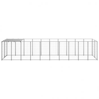 Hundezwinger Silbern 6,05 m² Stahl  