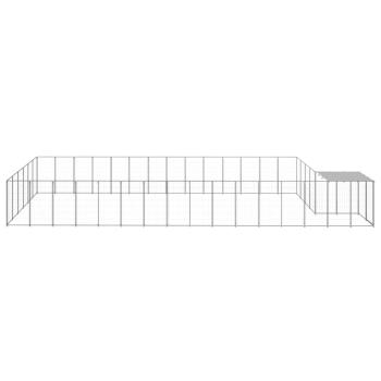 Hundezwinger Silbern 26,62 m² Stahl  