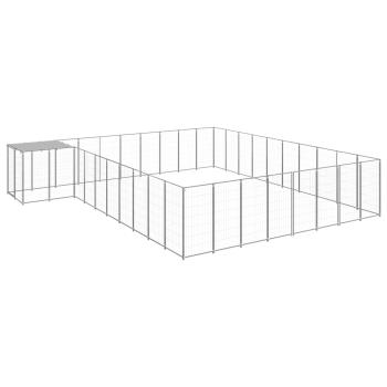 Hundezwinger Silbern 25,41 m² Stahl  