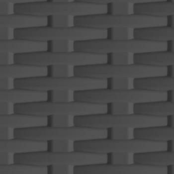 Kunststoffschrank 68x39x171,5 cm Rattan-Design
