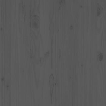 3-tlg. Garten-Lounge-Set Grau Kiefer Massivholz